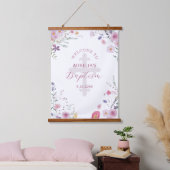 Wildbloemen Doop Welkom Hangend Wandkleed (Slaapkamer)