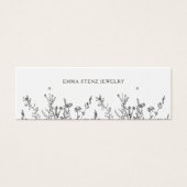Wildbloemen ・ Earring Hoops Studs Mini Display Kaa Visitekaartjes (Voorkant)