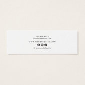 Wildbloemen ・ Earring Hoops Studs Mini Display Kaa Visitekaartjes (Achterkant)