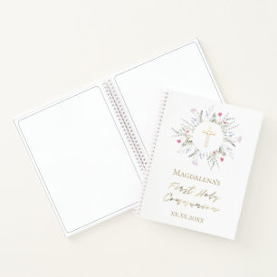 Wildbloemen Eerste Heilige Communie Gastenboek Notitieboek