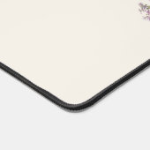 Wildbloemen Elegant Monogram Initialen Bureaumat (Hoek)