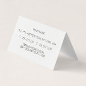 Wildbloemen en een paardenstaart visitekaartjes (Achterkant)