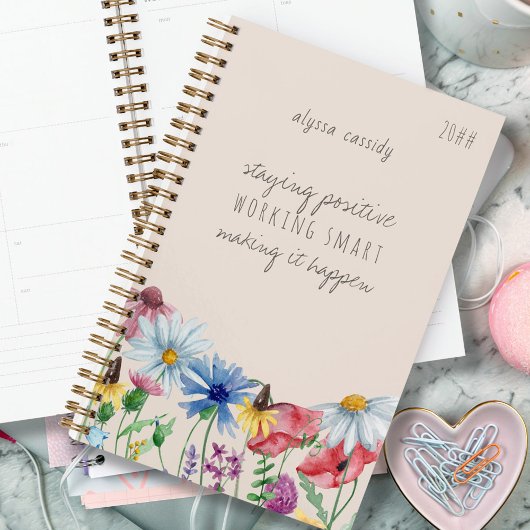 Wildbloemen en positieve bevruchting op maat planner
