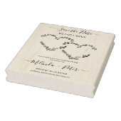 Wildbloemen en Tweeënzigheid voor bruiloft Rubberstempel (Stempel)