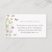 Wildbloemen en vlinders aangepaste behuizing Kaart (Voorkant)