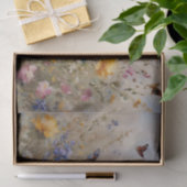 Wildbloemen en vlinders Decoupage Tissuepapier (Geschenk)