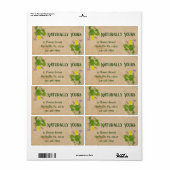 Wildbloemen Etiket (Full Sheet)