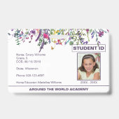 Wildbloemen Homeschool Student ID Badge (Front)