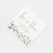 Wildbloemen houden van bloem-Vrijgezellenfeest Servet (Hoek)