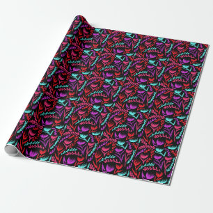 Wildbloemen in kleuren die POP! Cadeaupapier