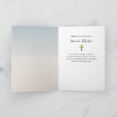 Wildbloemen in zachte tinten van roze en blauw sym kaart (Binnen)