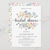 Wildbloemen Lentebloesems Bloemen Bloemen Bloemen Kaart (Voorkant / Achterkant)