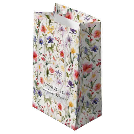 Wildbloemen Moederdag Klein Cadeauzakje (Voorkant Gekanteld)