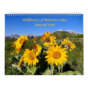 Wildbloemen Nationaal Park Watertonmeren Kalender
