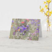 Wildbloemen Notitie Kaart (Gele Bloem)