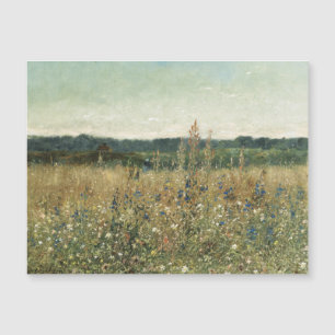 Wildbloemen. Olieverf op doek.  weide
