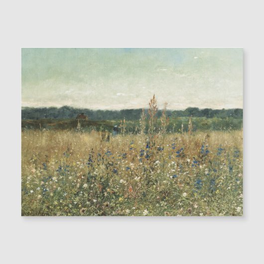 Wildbloemen. Olieverf op doek.  weide (Voorkant)