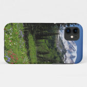Wildbloemen op de berg Rainier Case-Mate iPhone Case (Achterkant (horizontaal))