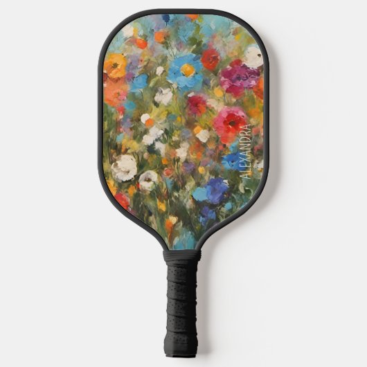 Wildbloemen Pickleball Paddle (Achterkant)
