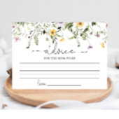 Wildbloemen romantisch bloemadvies voor moeder oud informatiekaartje