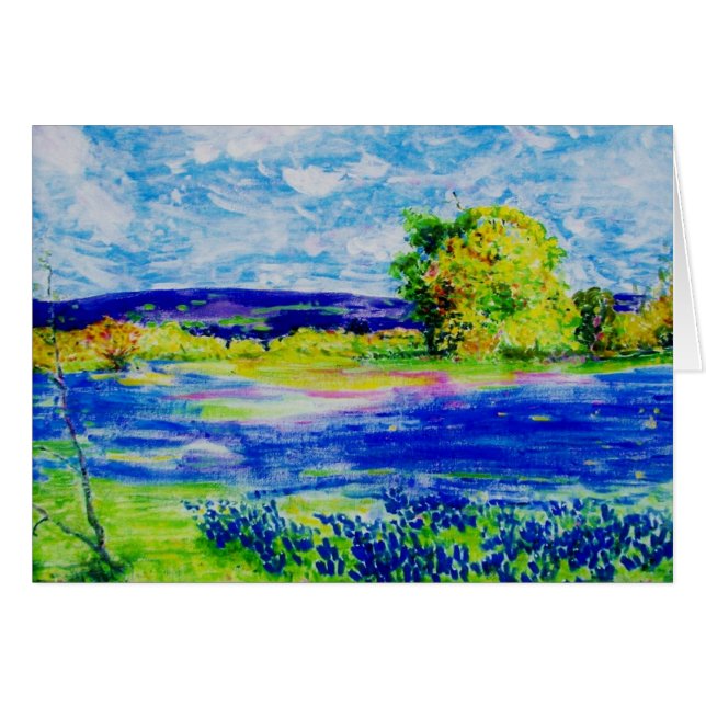 wildbloemen van blauwbonet (Voorkant Horizontaal)