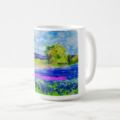 wildbloemen van blauwbonet koffiemok (Voorkant rechts)