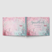 Wildbloemen & Vlinders Bruiloft Gastenboek (Volledig)