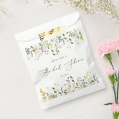 Wildbloemen vrijgezellenfeest bedankzakje (Gezegeld)
