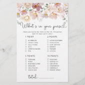 Wildbloemen wat er in je tas spel zit (Voorkant)