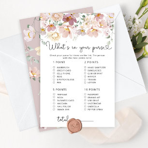 Wildbloemen wat er in je tas spel zit