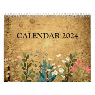 Wildbloemen, Waterverf,  Kalender