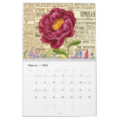 Wildbloemen, Waterverf, Kalender (Feb 2026)