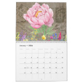 Wildbloemen, Waterverf, Kalender (Jan 2026)