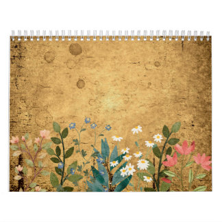 Wildbloemen, Waterverf,  Kalender