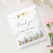Wildbloemen Weddenschap Hartelijk dank Bedankzakje (Gezegeld)