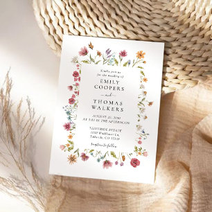 Wildbloemen Weddenschap Save The Date