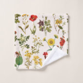  Wildbloempatroon Bad Handdoek (Wasdoekje)