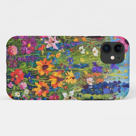 Wildbloemveld Acryl schilderij Case-Mate iPhone Case (Achterkant (horizontaal))