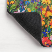 Wildbloemveld Acryl schilderij Muismat (Hoek)