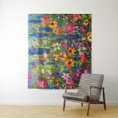 Wildbloemveld Acryl schilderij Wandkleed (In situ)