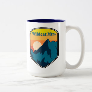Wildcat Mountain New Hampshire Sunrise Tweekleurige Koffiemok