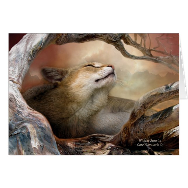 Wildcat Sunrise ArtCard (Voorkant Horizontaal)