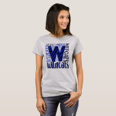 Wildcats Dames & Tiener T-shirt (Voorkant volledig)