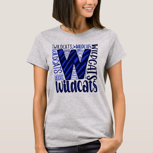 Wildcats Dames & Tiener T-shirt (Voorkant)