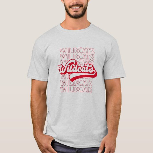 Wildcats Teamnaam Tshirt (Voorkant)