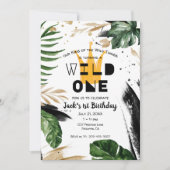 Wilde 1 1e verjaardag | Koning van Dingen Kaart (Voorkant)