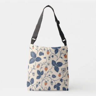 Wilde Aardbei Ledger Vintage Botanicals Crossbody Tas