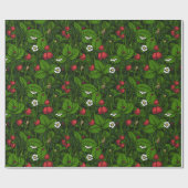 Wilde aardbeien cadeaupapier (Vlak)