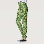 Wilde aardbeien op honingdauw leggings (Links)