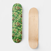 Wilde aardbeien op honingdauw skateboard (Voorkant)
